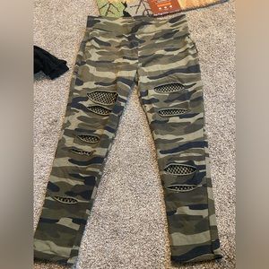 Size 2 torrid leggings, camo fishnet. Worn once